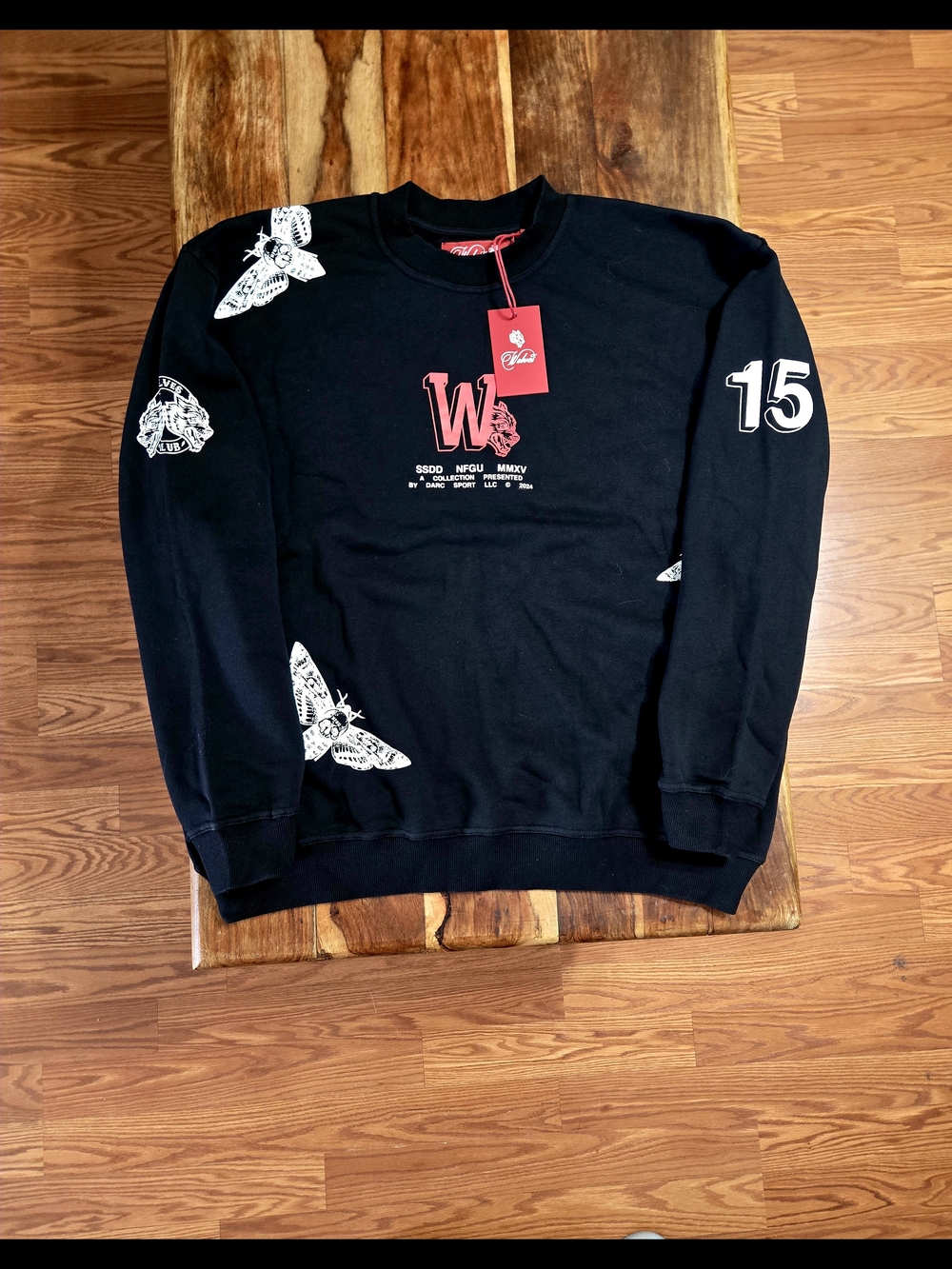 Darc Sport Black Crewneck Sweater